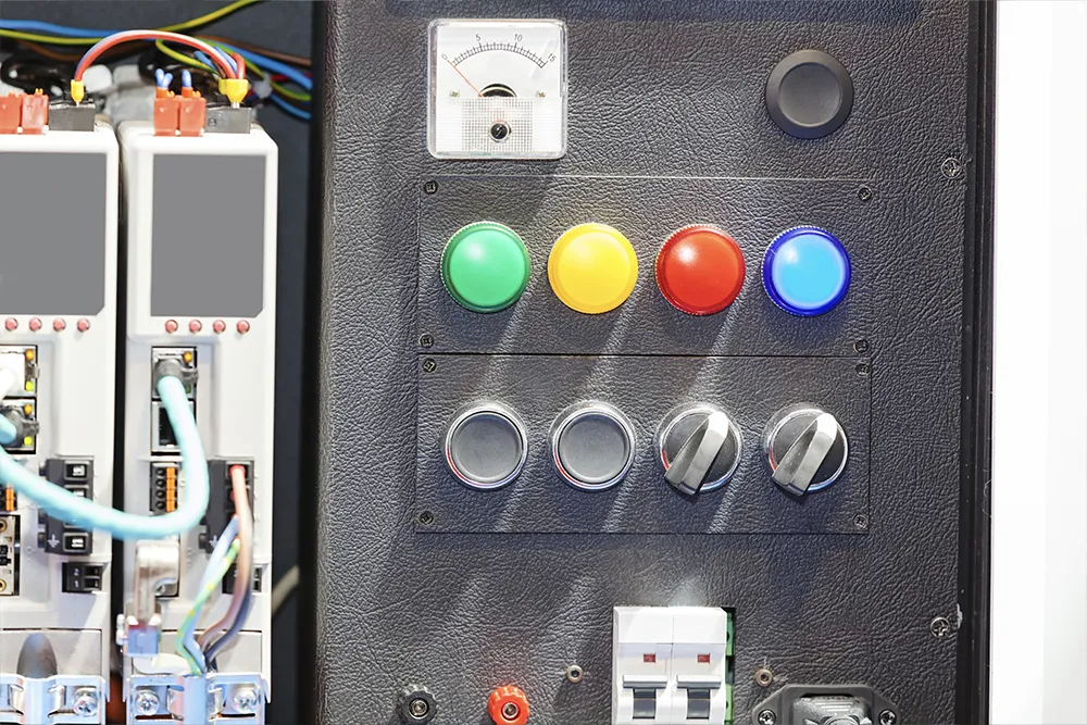 Elevator controller cabinet inside machine room