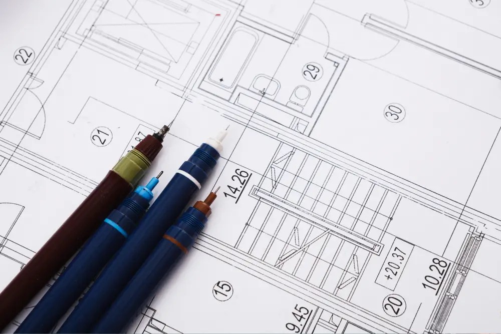 home elevator dimensions blueprint / architectural scale drawing